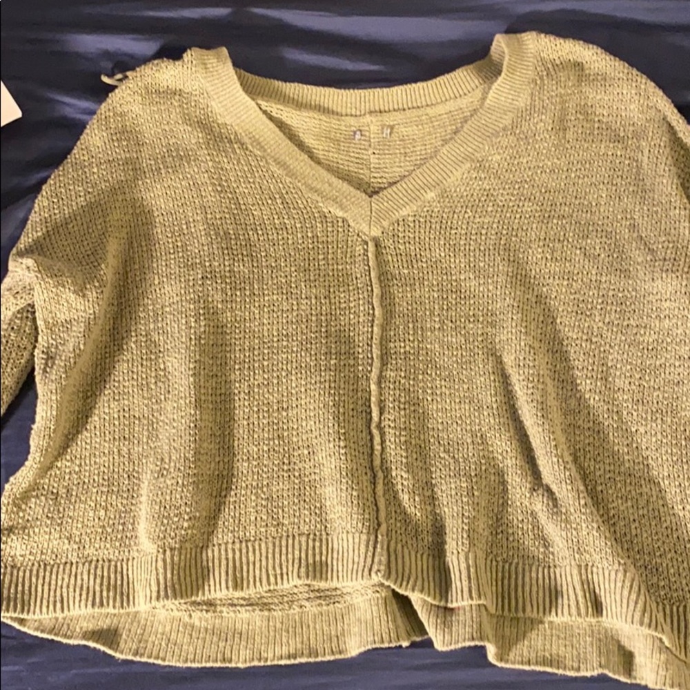 Green aerie sweater